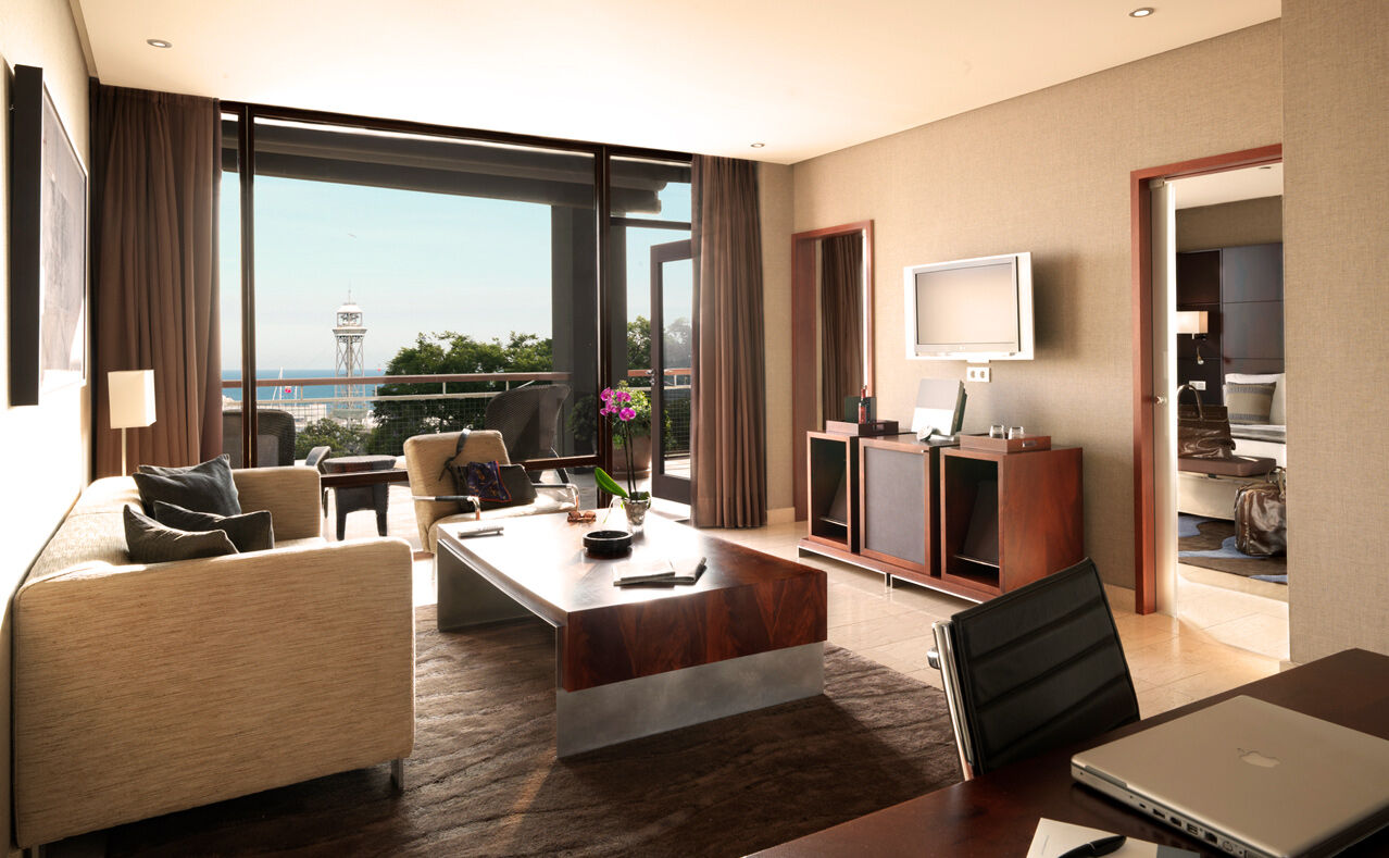 Hotel Miramar Barcelona Gl Kültér fotó Office