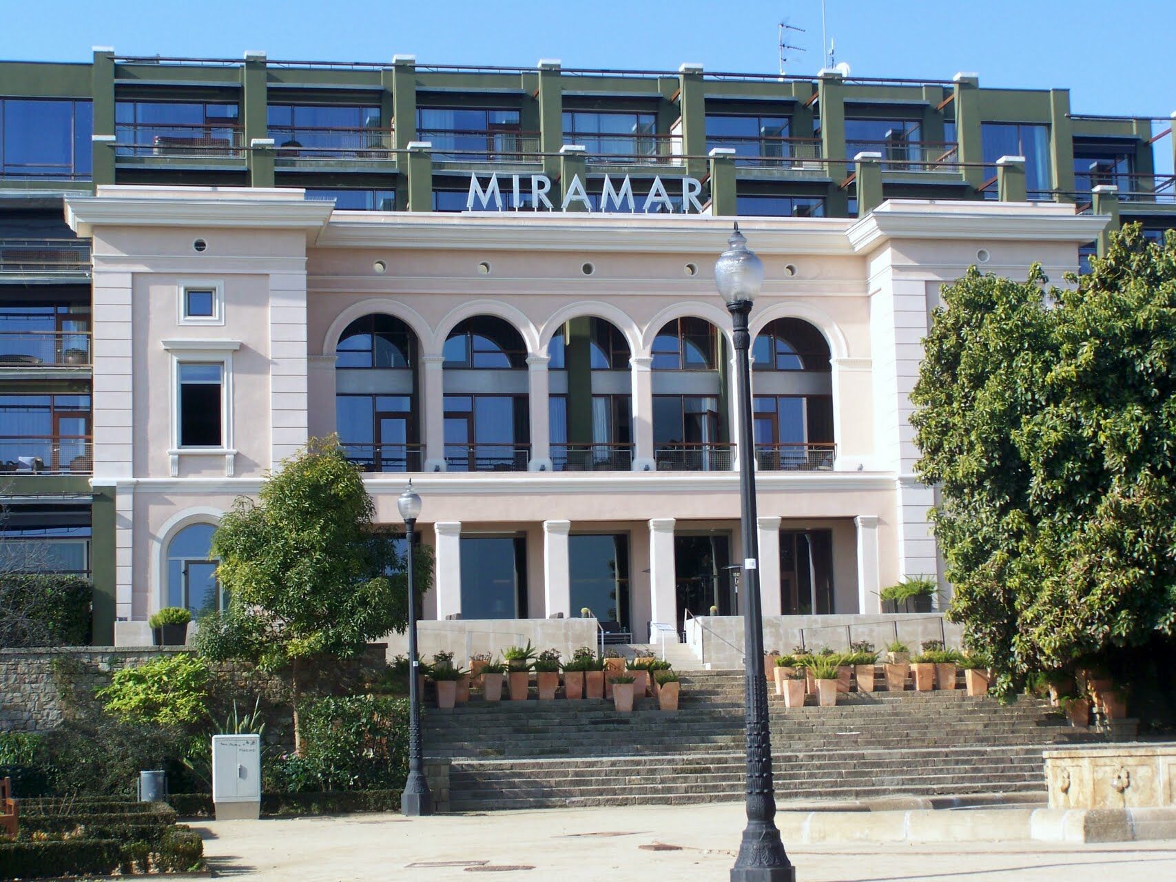 Hotel Miramar Barcelona Gl Kültér fotó Miramar shopping centre
